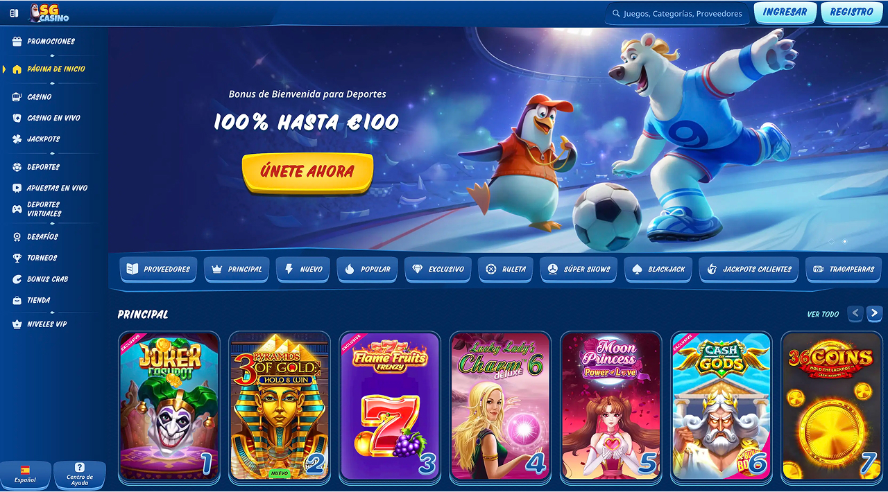 Criterios de puntuación para nuestro análisis de SG casino 
